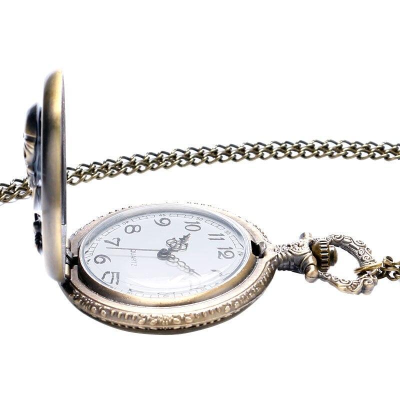 Black Quartz Full Hunter Pocket Watch - Piracy - Pocket Watch Net