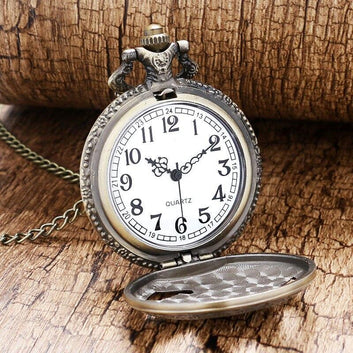 Bronze Quartz Pocket Watch - Raptor - Pocket Watch Net