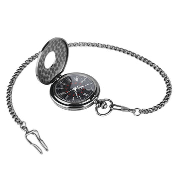 half hunter quartz pocket watch - Pocket Watch