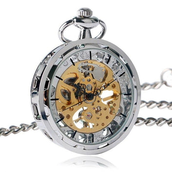 Mechanical Skeleton Open Face Pocket Watch - Series