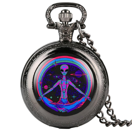 Modern Full Hunter Quartz Pocket Watch - Visitor - Pocket Watch Net