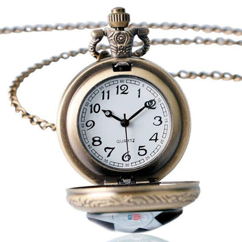 Modern Quartz Full Hunter Pocket Watch - U.S Marshal