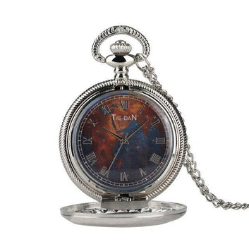 Modern Quartz Half Hunter Pocket Watch - Multiverse