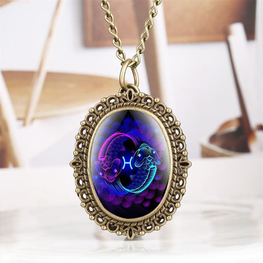 Pendant Watch - Astro Zodiac - Pocket Watch Net