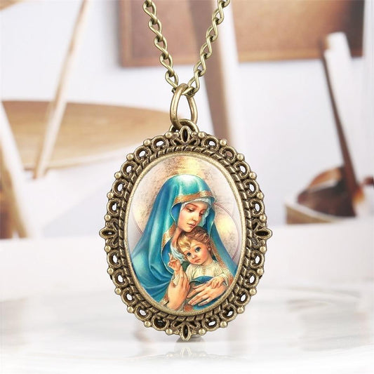 Quartz Pendant Watch - Holy Child - Pocket Watch Net