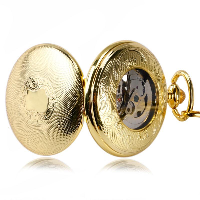 Vintage Automatic Full Hunter Pocket Watch - Royal London - Pocket Watch Net