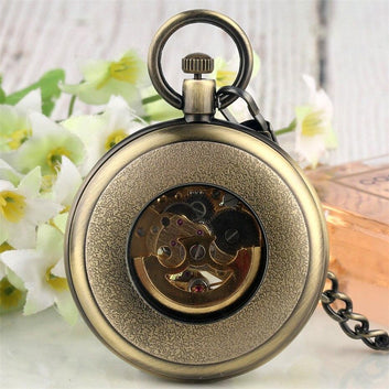 Vintage Automatic Open Face Pocket Watch - Inspector - Pocket Watch Net