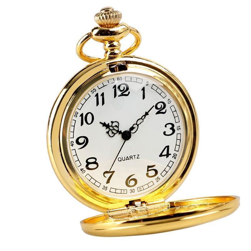 Vintage Quartz Full Hunter Pocket Watch - Watson - Pocket Watch Net