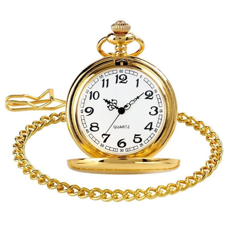Vintage Quartz Full Hunter Pocket Watch - Watson - Pocket Watch Net