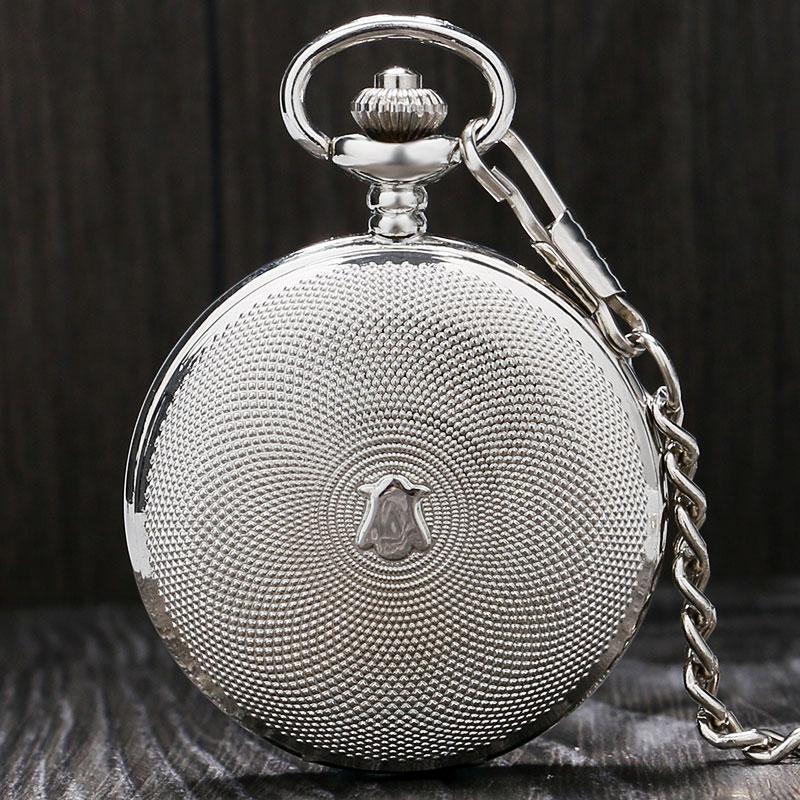 Vintage Silver Mechanical Pocket Watch - Gloria - Pocket Watch Net