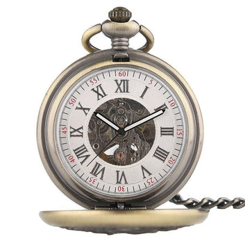 Women's Bronze Automatic Pocket Watch - Wedding Dance - Pocket Watch Net