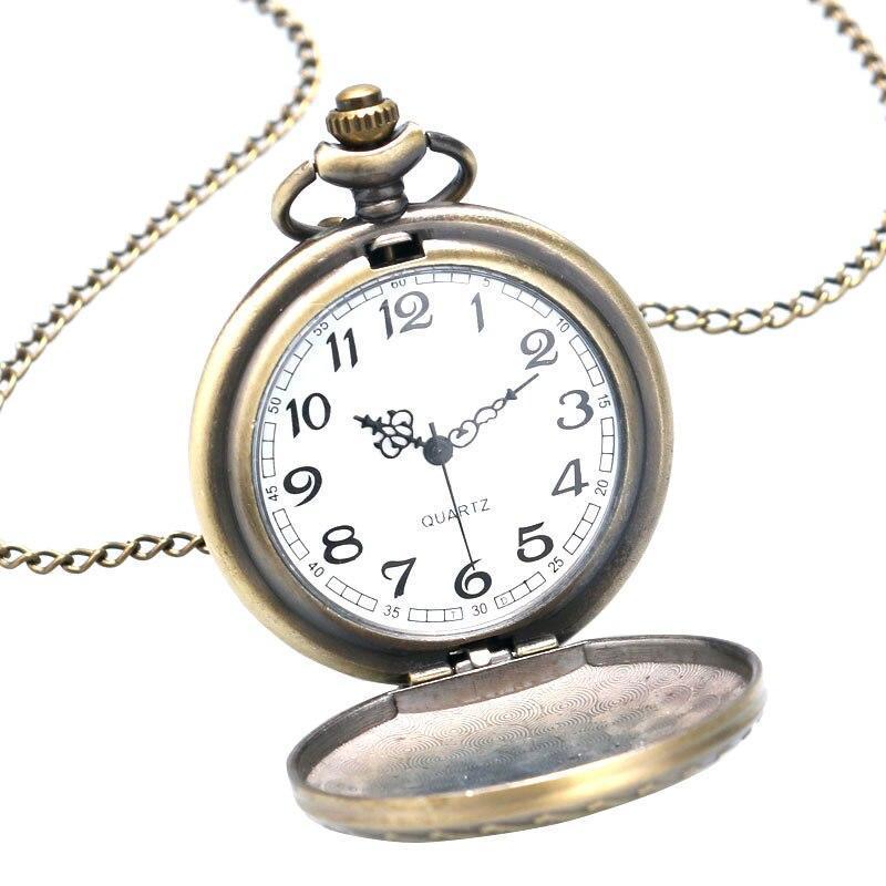 Bonze Quartz Full Hunter Pocket Watch - Carthage Eagle - Pocket Watch Net