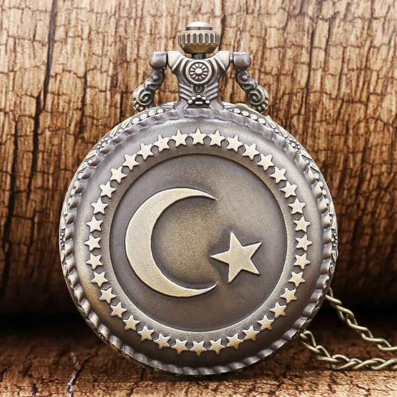 Bronze Quartz Full Hunter Pocket Watch - Byzantium - Pocket Watch Net