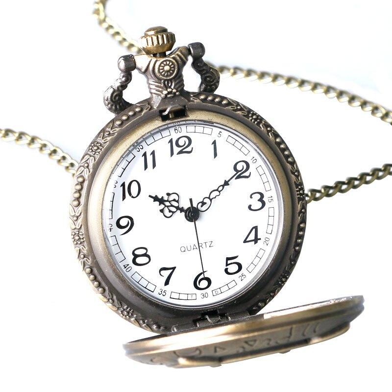 Bronze Quartz Full Hunter Pocket Watch - Minerva - Pocket Watch Net