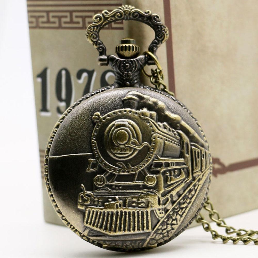 Bronze Steampunk Quartz Full Hunter Pocket Watch - Bolsteam II - Pocket Watch Net