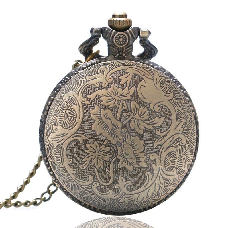 Bronze Steampunk Quartz - Hell Ribs - Pocket Watch Net