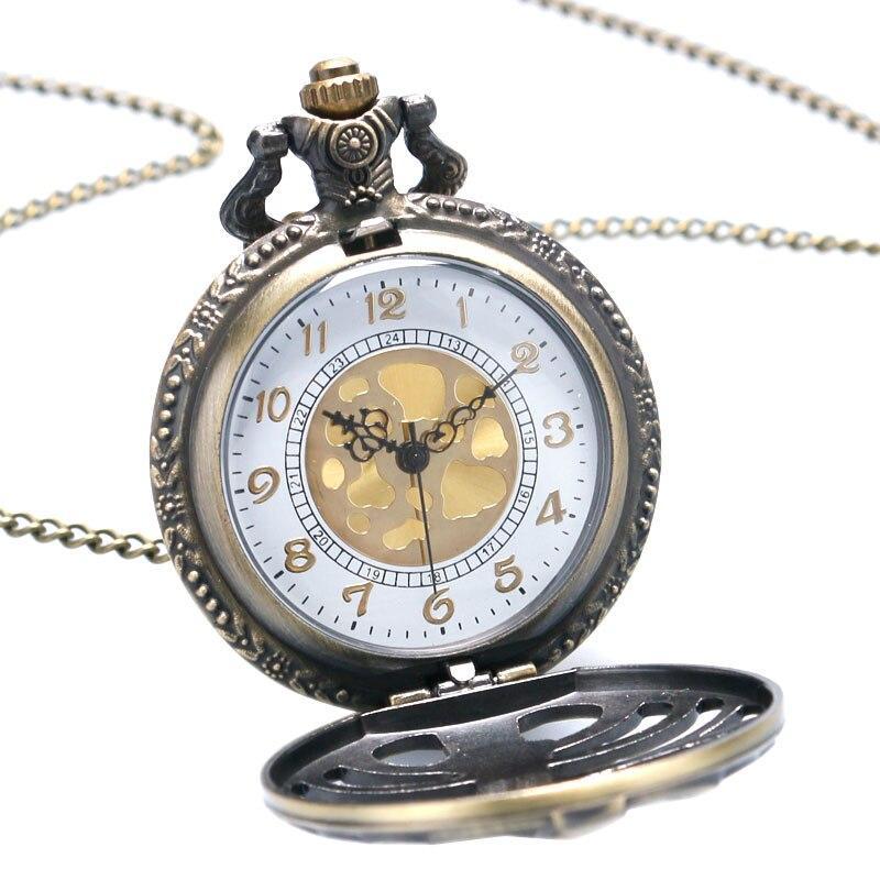 Bronze Steampunk Quartz - Hell Ribs - Pocket Watch Net