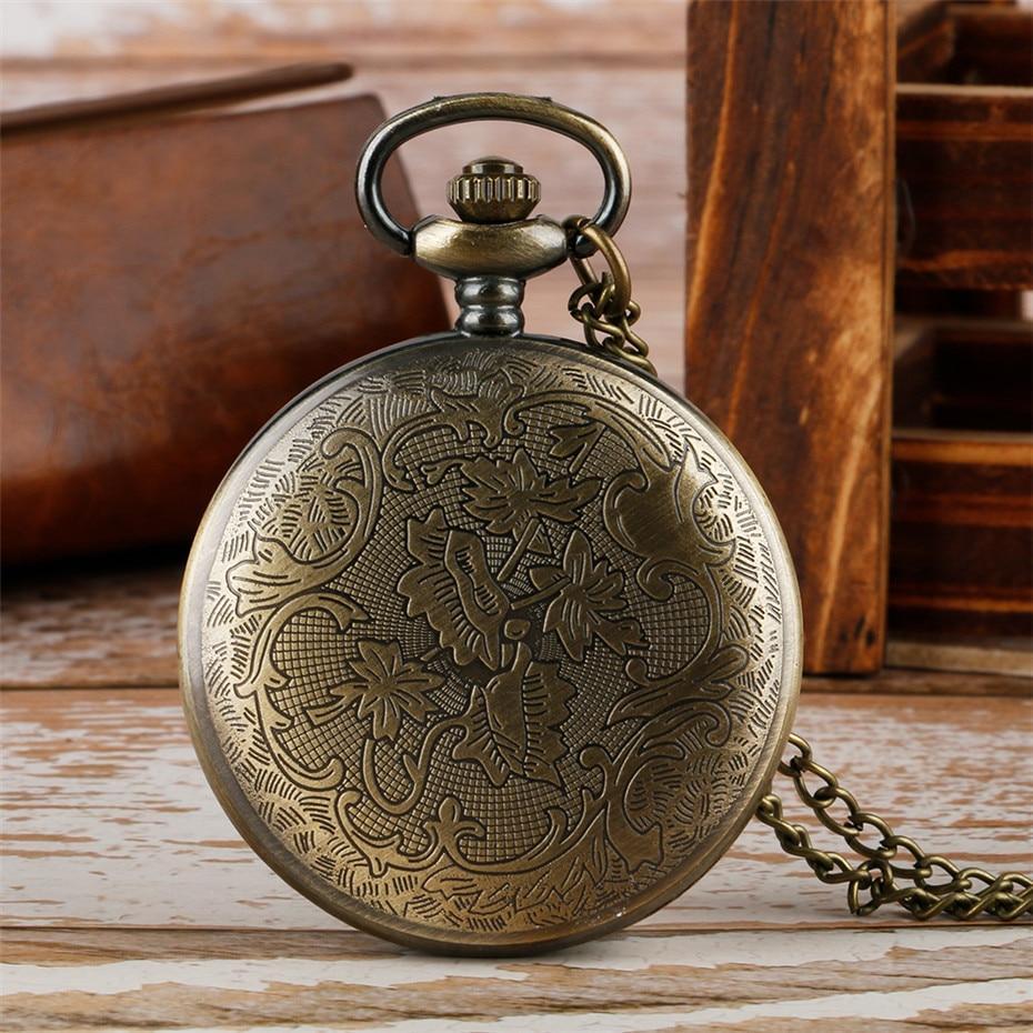 Bronze Steampunk Quartz Pocket Watch - Meka - Pocket Watch Net