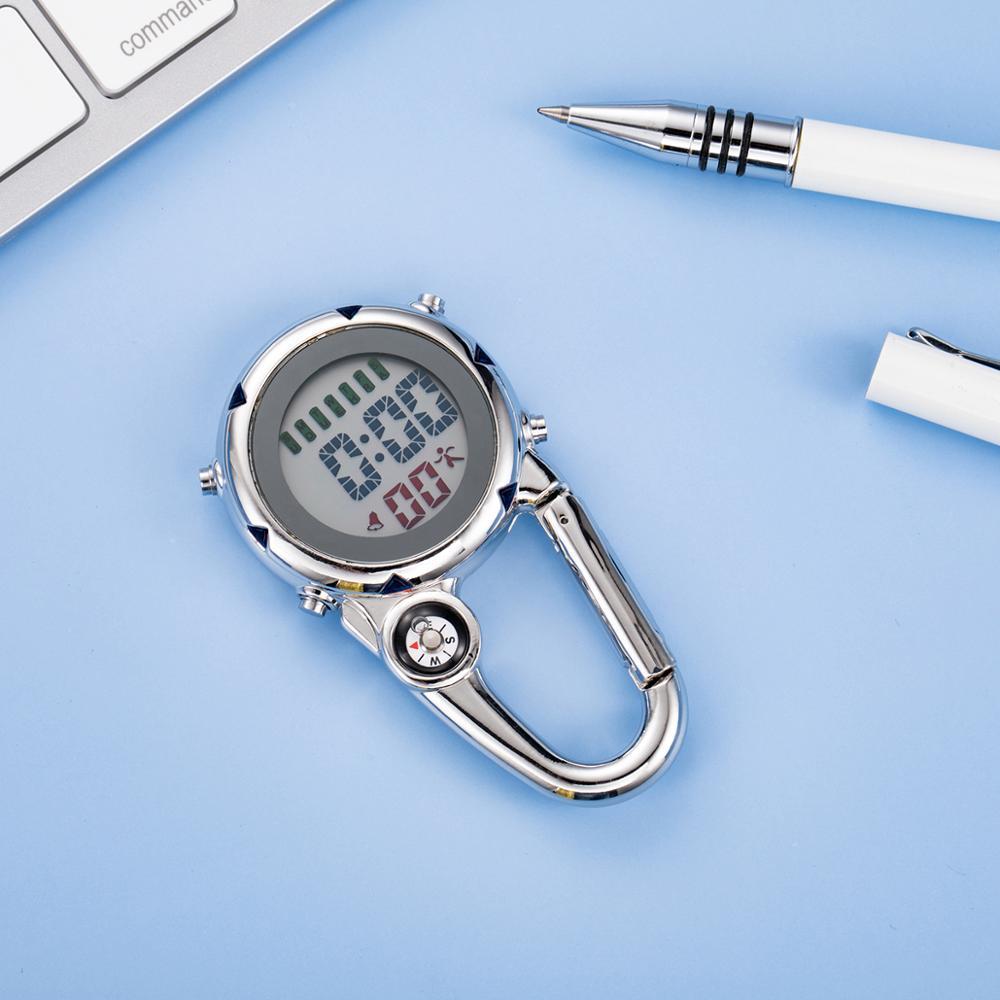 Digital Carabiner Multi-function Clip Pocket Watch - Pocket Watch Net