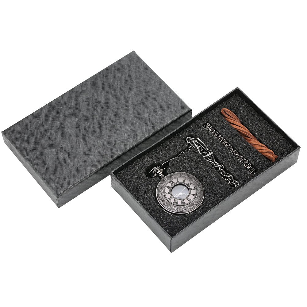 half hunter quartz pocket watch - Pocket Watch