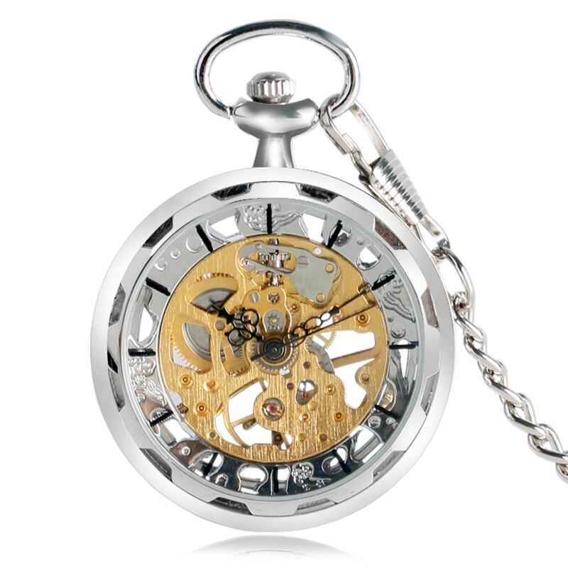 Mechanical Skeleton Open Face Pocket Watch - Series - Pocket Watch Net