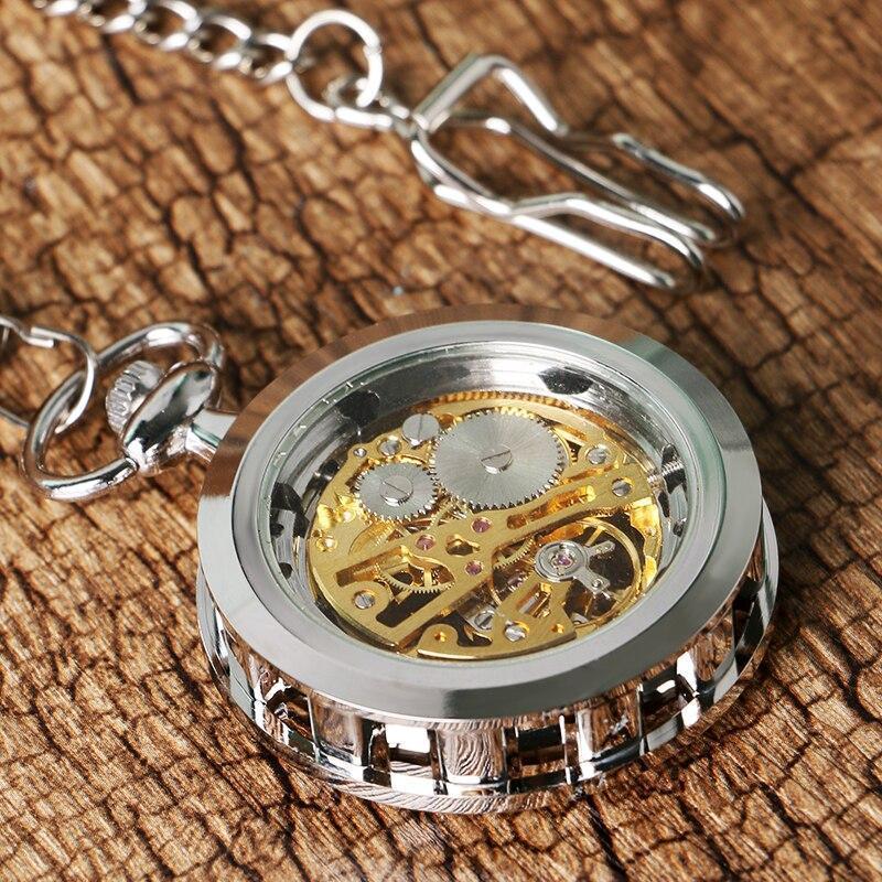 Mechanical Skeleton Open Face Pocket Watch - Series - Pocket Watch Net