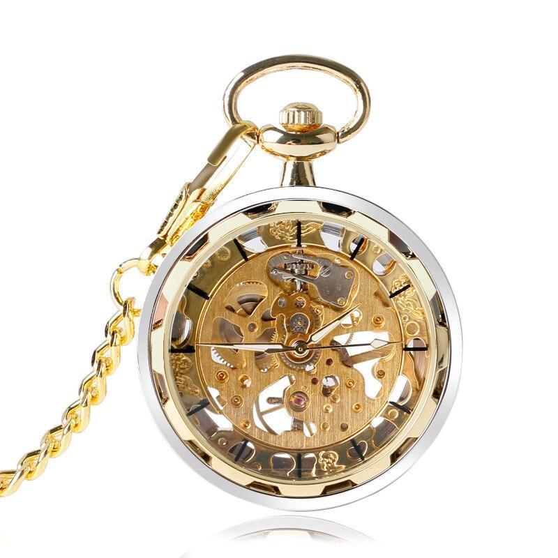 Mechanical Skeleton Open Face Pocket Watch - Series - Pocket Watch Net