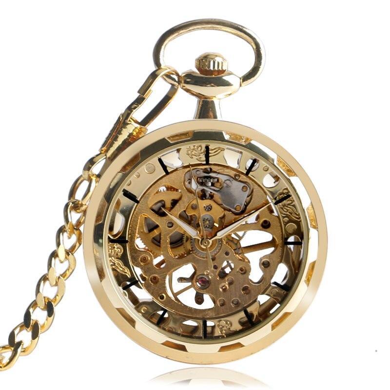 Mechanical Skeleton Open Face Pocket Watch - Series - Pocket Watch Net