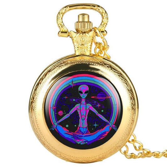 Modern Full Hunter Quartz Pocket Watch - Visitor - Pocket Watch Net