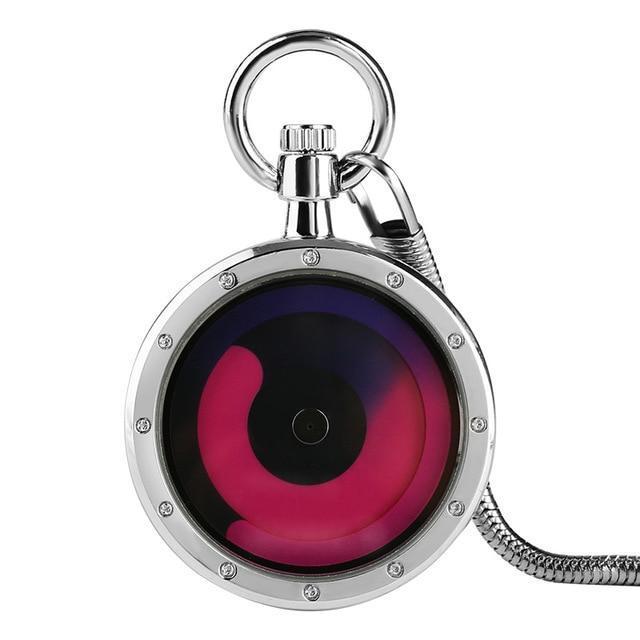 Modern Open Face Quartz Pocket Watch - Gradial - Pocket Watch Net