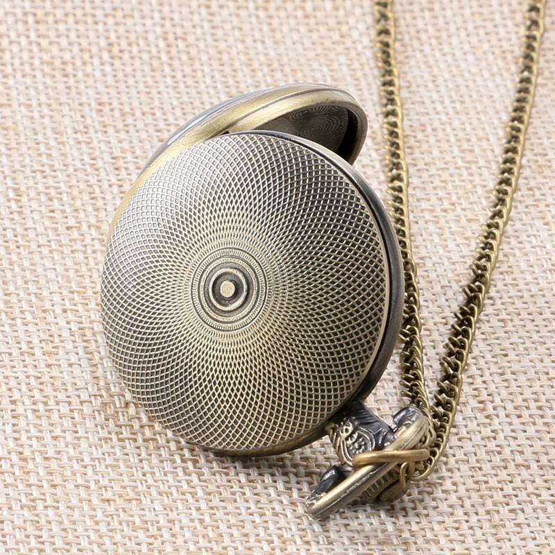 Modern Quartz Full Hunter Pocket Watch  - Will-O'-The-Wisp - Pocket Watch Net