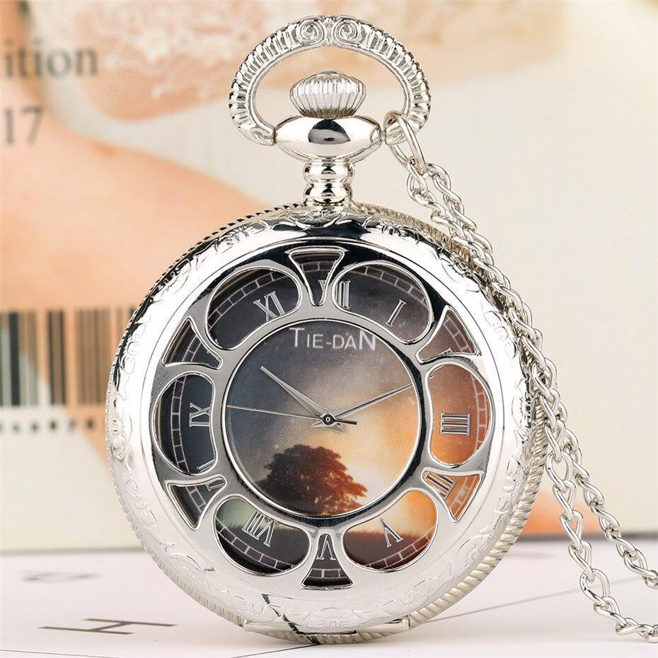 Futuristic pocket online watch