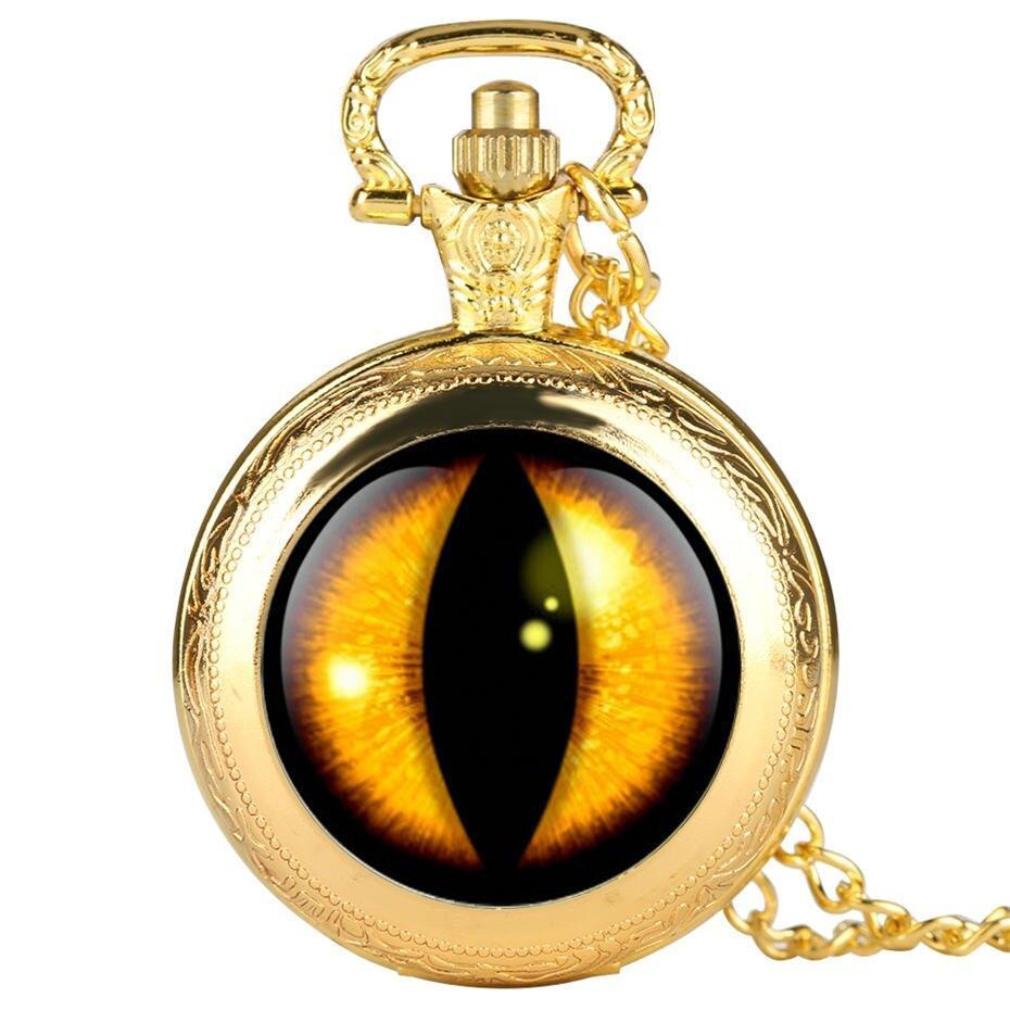 Modern Steampunk Quartz Pocket Watch - Mordor - Pocket Watch Net