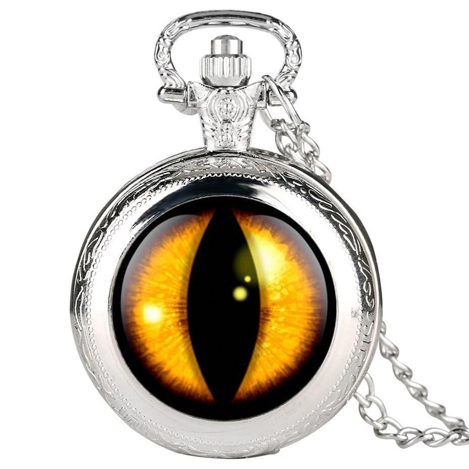 Modern Steampunk Quartz Pocket Watch - Mordor - Pocket Watch Net