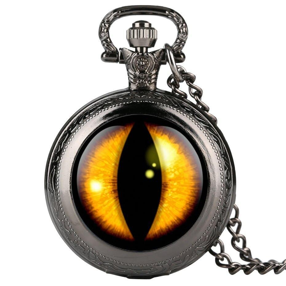 Modern Steampunk Quartz Pocket Watch - Mordor - Pocket Watch Net