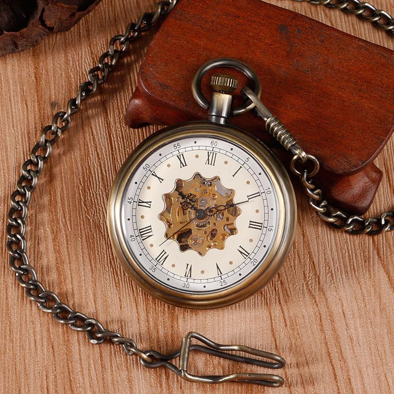 Vintage Mechanical Open Face Pocket Watch - Classic Jones - Pocket Watch Net