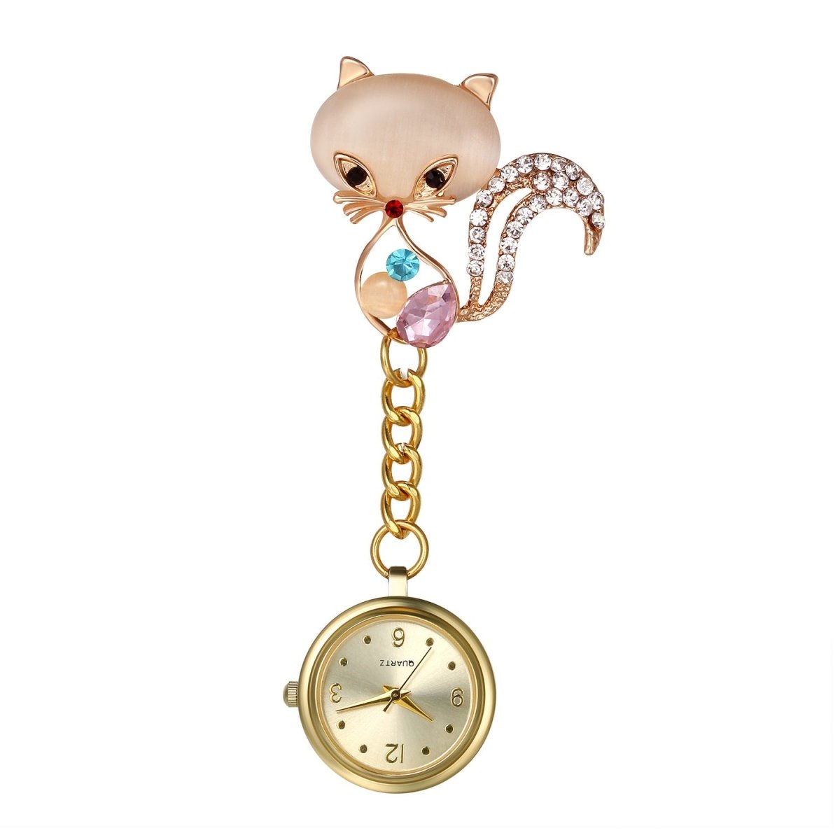 Nurse Watch - Cute Cat Design - Pocket Watch Net