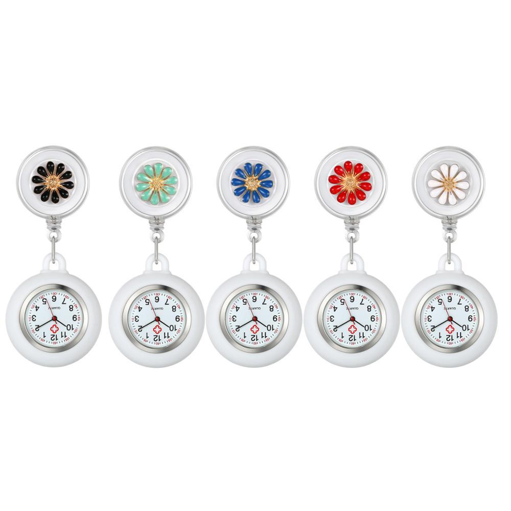 Nurse Watch - Flowers Pattern Collection - Pocket Watch Net