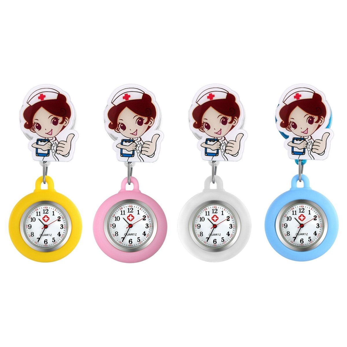 Nurse Watch - Manga Doctor Pin Watch - Pocket Watch Net