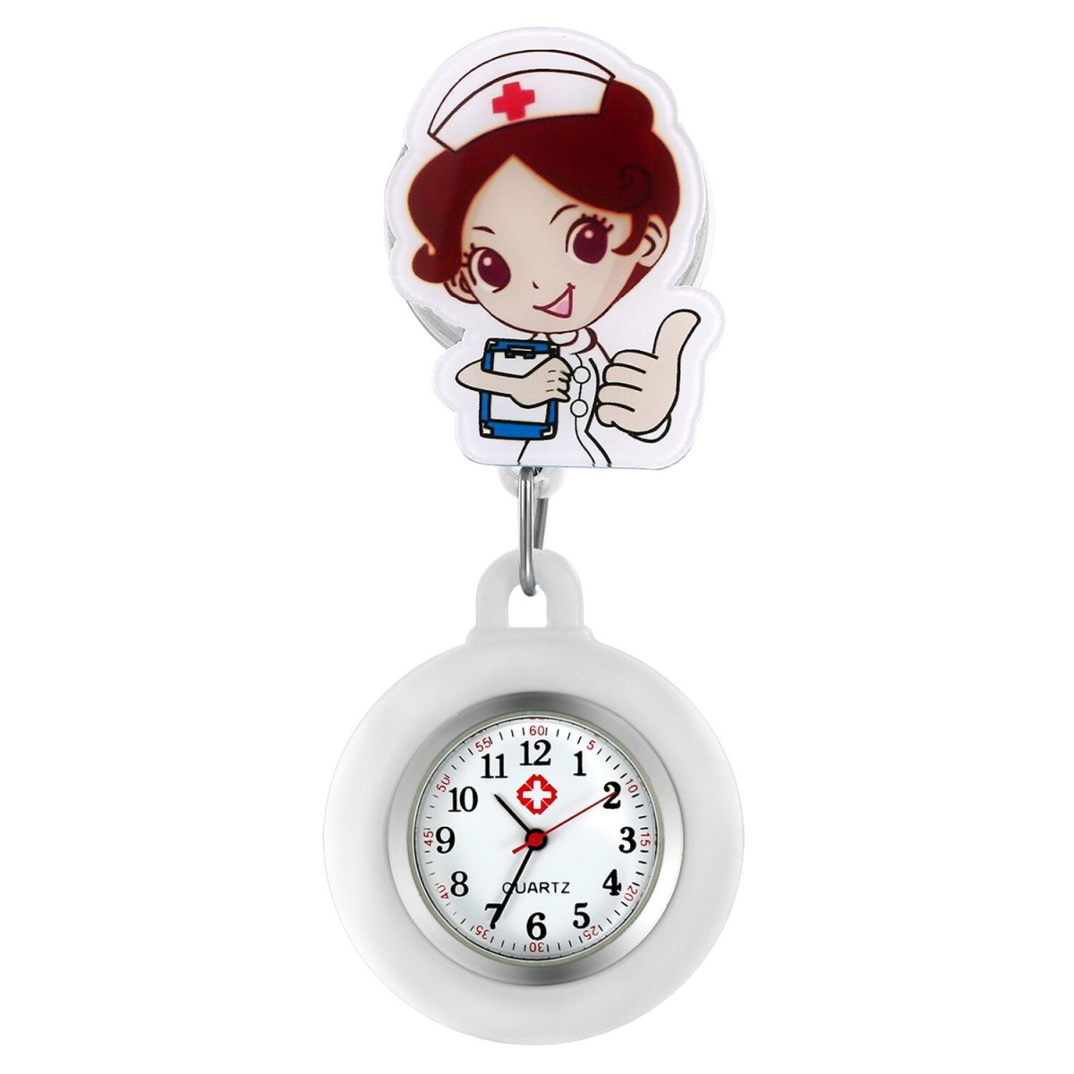 Nurse Watch - Manga Doctor Pin Watch - Pocket Watch Net