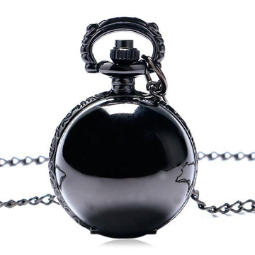 Quartz Pendant Watch - Black Vask - Pocket Watch Net