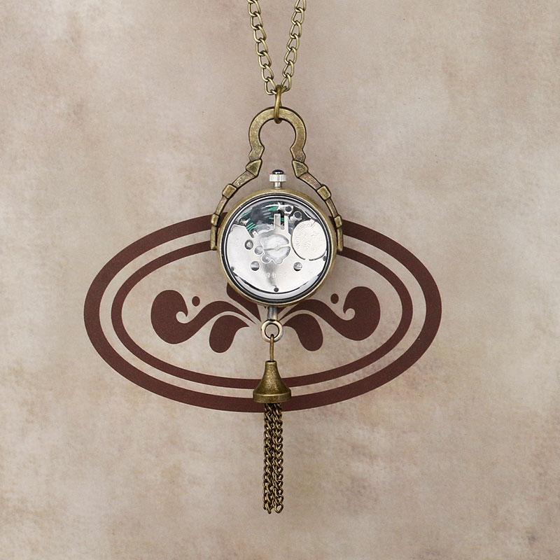 Steampunk Quartz Pendant Watch - Fish Eye - Pocket Watch Net