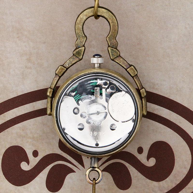 Steampunk Quartz Pendant Watch - Fish Eye - Pocket Watch Net