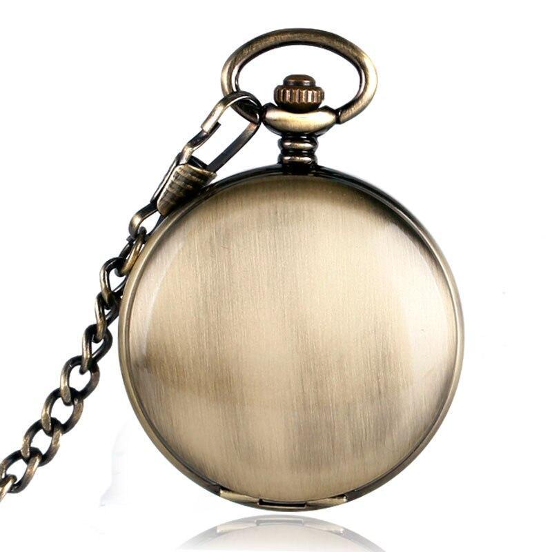 Vintage Automatic Full Hunter Pocket Watch - Bronze Lining - Pocket Watch Net