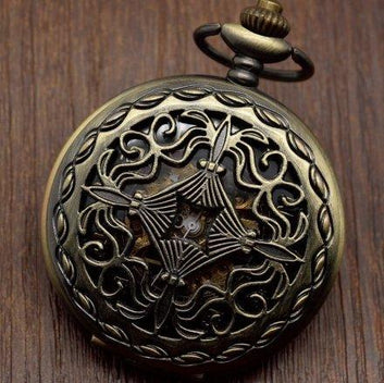 Vintage Bronze Mechanical Pocket Watch - Saladin