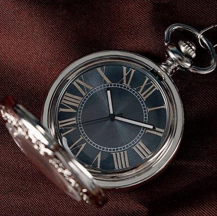 Vintage Half Hunter Automatic Pocket Watch - Glassheart - Pocket Watch Net