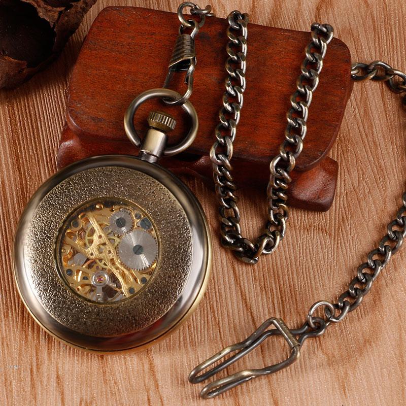 Vintage Mechanical Open Face Pocket Watch - Classic Jones - Pocket Watch Net