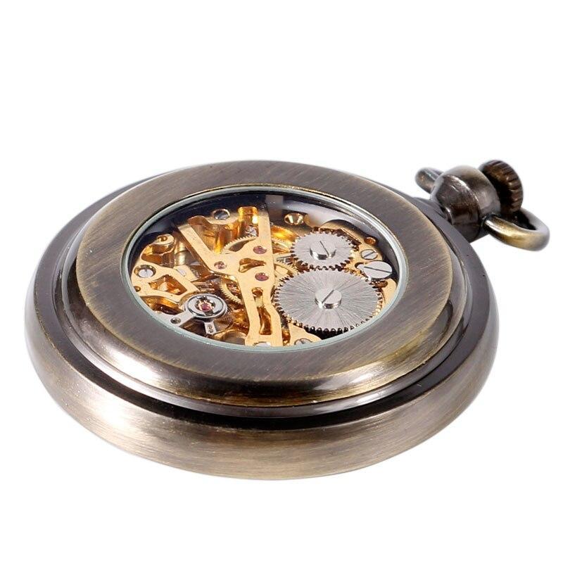 Vintage Open Face Mechanical Pocket Watch - Classy K - Pocket Watch Net