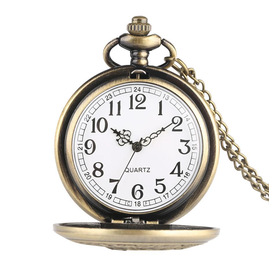 Women's Bronze Quartz Pocket Watch - Couple of Ibis - Pocket Watch Net