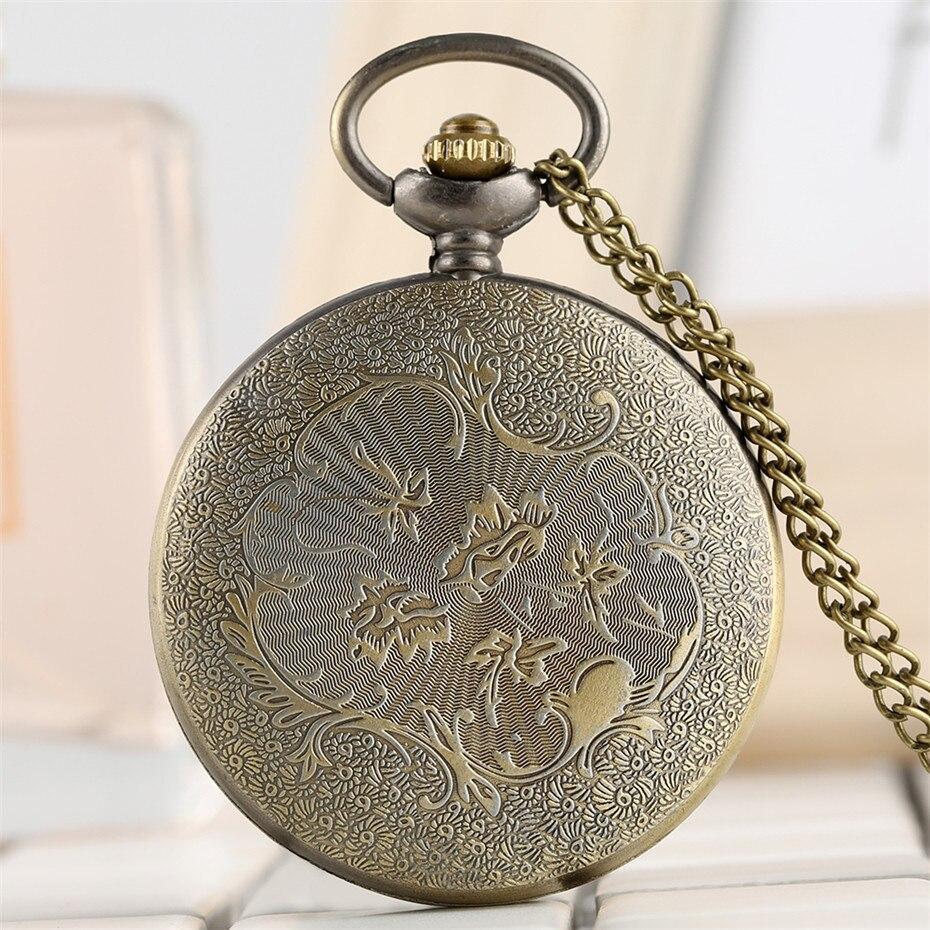 Women's Full Hunter Quartz Pocket Watch - Hypotic Owl - Pocket Watch Net